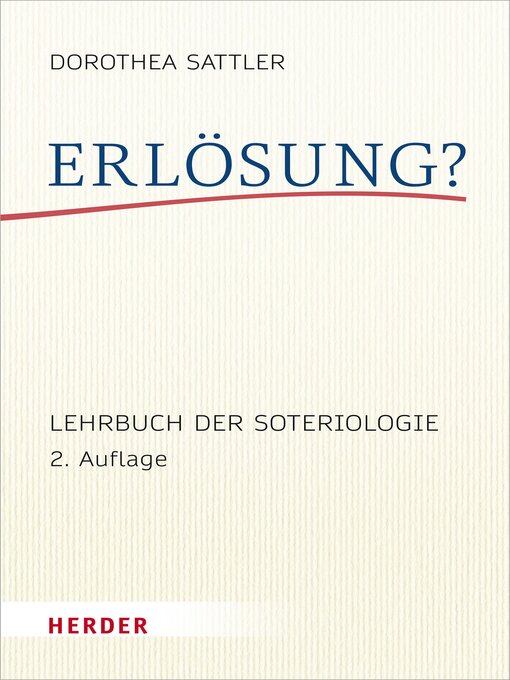 Title details for Erlösung? by Dorothea Sattler - Available